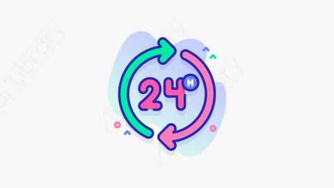 图片素材-045_24小时24_hours