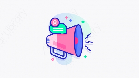 图片素材-011_扩音器_megaphone