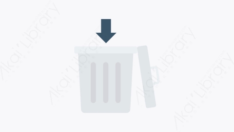 图片素材-071-回收站recycle_bin卡通扁平自然生态元素图标