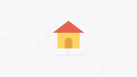 图片素材-075-住宅home卡通扁平网络服务器托管元素图标