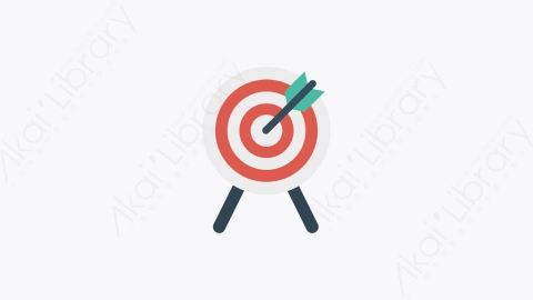 图片素材-0083-飞镖dartboard卡通扁平马戏团元素图标