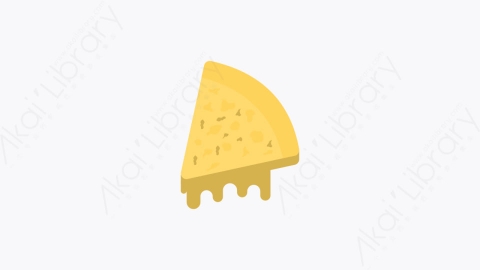 图片素材-0083-比萨饼pizza卡通扁平食物和饮料的元素图标