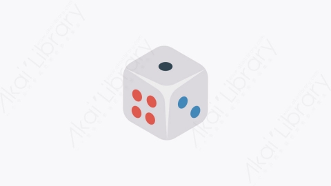图片素材-0085-骰子dice卡通扁平马戏团元素图标