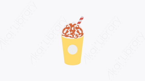 图片素材-0096-奶昔milkshake卡通扁平食物和饮料的元素图标