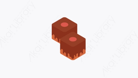 图片素材-0099-蛋糕cake卡通扁平食物和饮料的元素图标