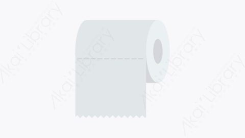 图片素材-103-卫生纸toilet_paper卡通扁平健康和健身元素图标