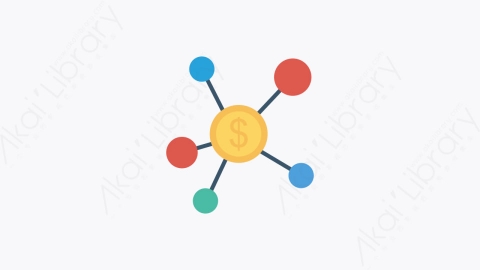 图片素材-0113-网络network卡通扁平金融财务元素图标
