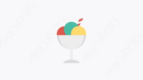 图片素材-0118-冰淇淋ice_cream卡通扁平食物和饮料的元素图标