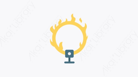 图片素材-0118-消防环ring_of_fire卡通扁平马戏团元素图标