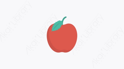 图片素材-0120-苹果apple卡通扁平食物和饮料的元素图标