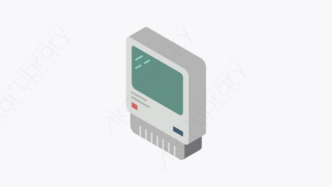 图片素材-068_旧电脑_old_computer_