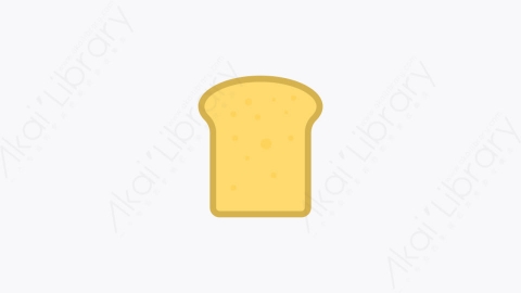 图片素材-0135-面包bread卡通扁平食物和饮料的元素图标