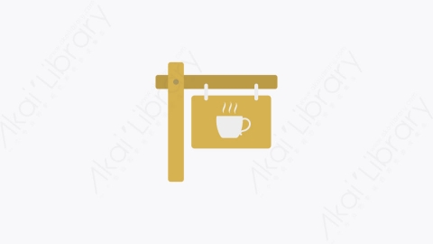 图片素材-0141-咖啡厅coffee_shop卡通扁平食物和饮料的元素图标