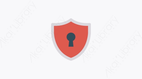 图片素材-0143-安全secure卡通扁平金融财务元素图标