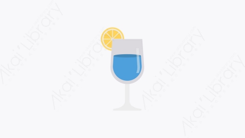 图片素材-0175-鸡尾酒cocktail卡通扁平食物和饮料的元素图标
