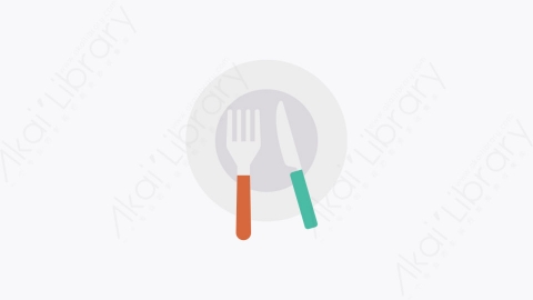 图片素材-0180-餐具cutlery卡通扁平食物和饮料的元素图标