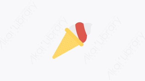 图片素材-0196-冰淇淋ice_cream卡通扁平食物和饮料的元素图标