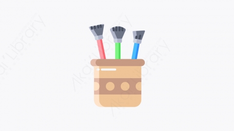 图片素材-004_刷子_brush