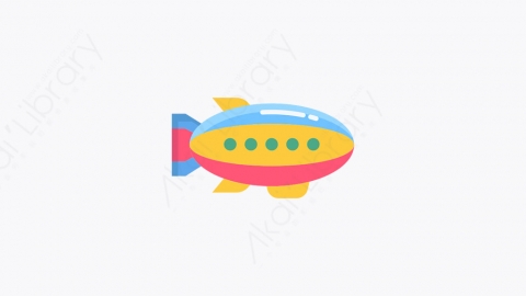 图片素材-005_小型软皮艇_blimp