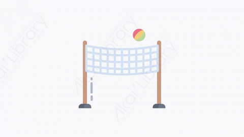 图片素材-032_排球网_volleyball_net