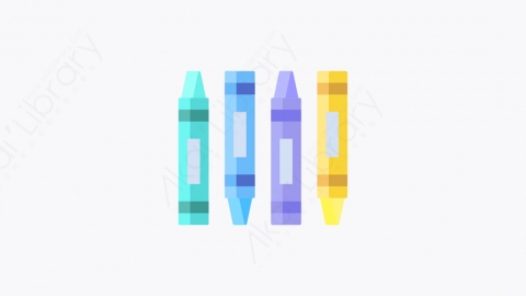 图片素材-011_蜡笔_crayon