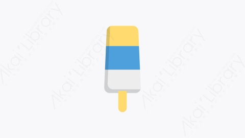 图片素材-0214-冰棒popsicle卡通扁平食物和饮料的元素图标