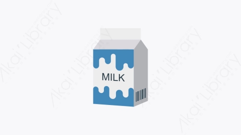 图片素材-0218-牛奶milk卡通扁平食物和饮料的元素图标