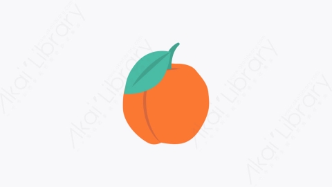 图片素材-0231-橙色orange卡通扁平食物和饮料的元素图标