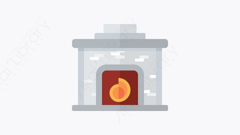 图片素材-010_壁炉_fireplace