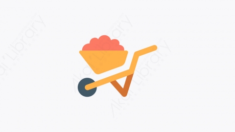 图片素材-037_独轮车_wheelbarrow