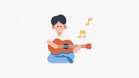 图片素材-020_吉他演奏_guitar_playing