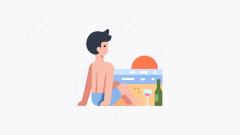 图片素材-028_海滩日落_beach_sunset