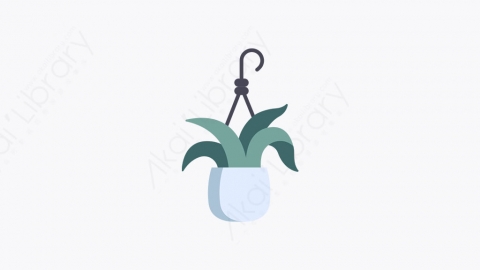 图片素材-008_吊盆_hanging_pot