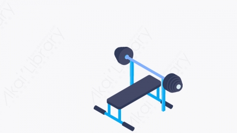 图片素材-005_长凳杠铃_bench_barbel