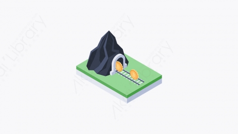 图片素材-007_比特币地雷_bitcoin_mine