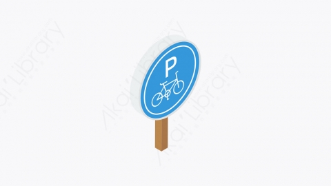 图片素材-070_自行车停车场_bike_parking
