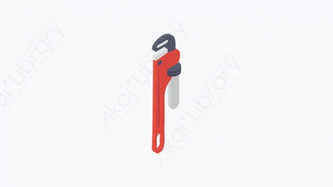 图片素材-064_管钳_pipe_wrench