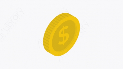 图片素材-019_美元硬币_dollar_coin