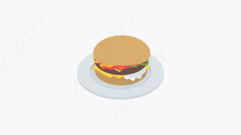 图片素材-038_汉堡包_hamburger