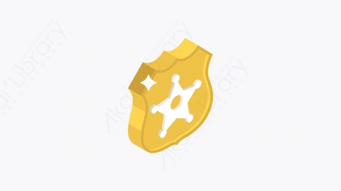 图片素材-010_警长徽章_sheriff_badge