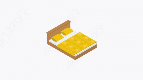 图片素材-001_双人床_double_bed