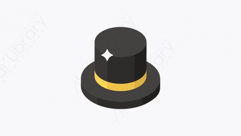 图片素材-010_魔术师帽_magician_hat