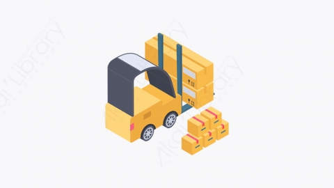 图片素材-033_叉车_forklift