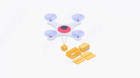 图片素材-057_无人机交付_drone_delivery