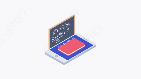 图片素材-021_在线学习_online_learning