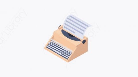 图片素材-020_打字机_typewriter