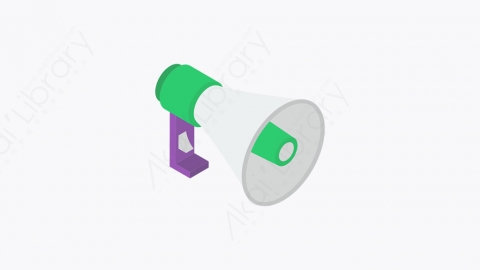 图片素材-013_扩音器_bullhorn