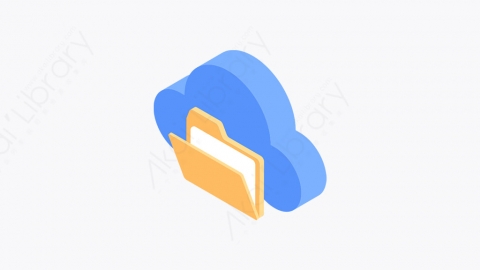 图片素材-025_云文件夹_cloud_folder