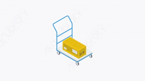 图片素材-004_行李车_luggage_cart