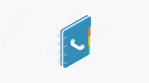 图片素材-043_电话簿_phonebook